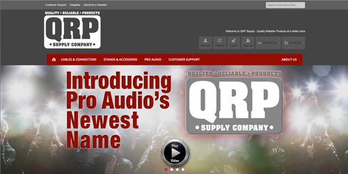 e-commerce qrp homepage